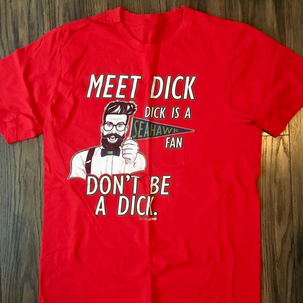 Red Seahawks funny T